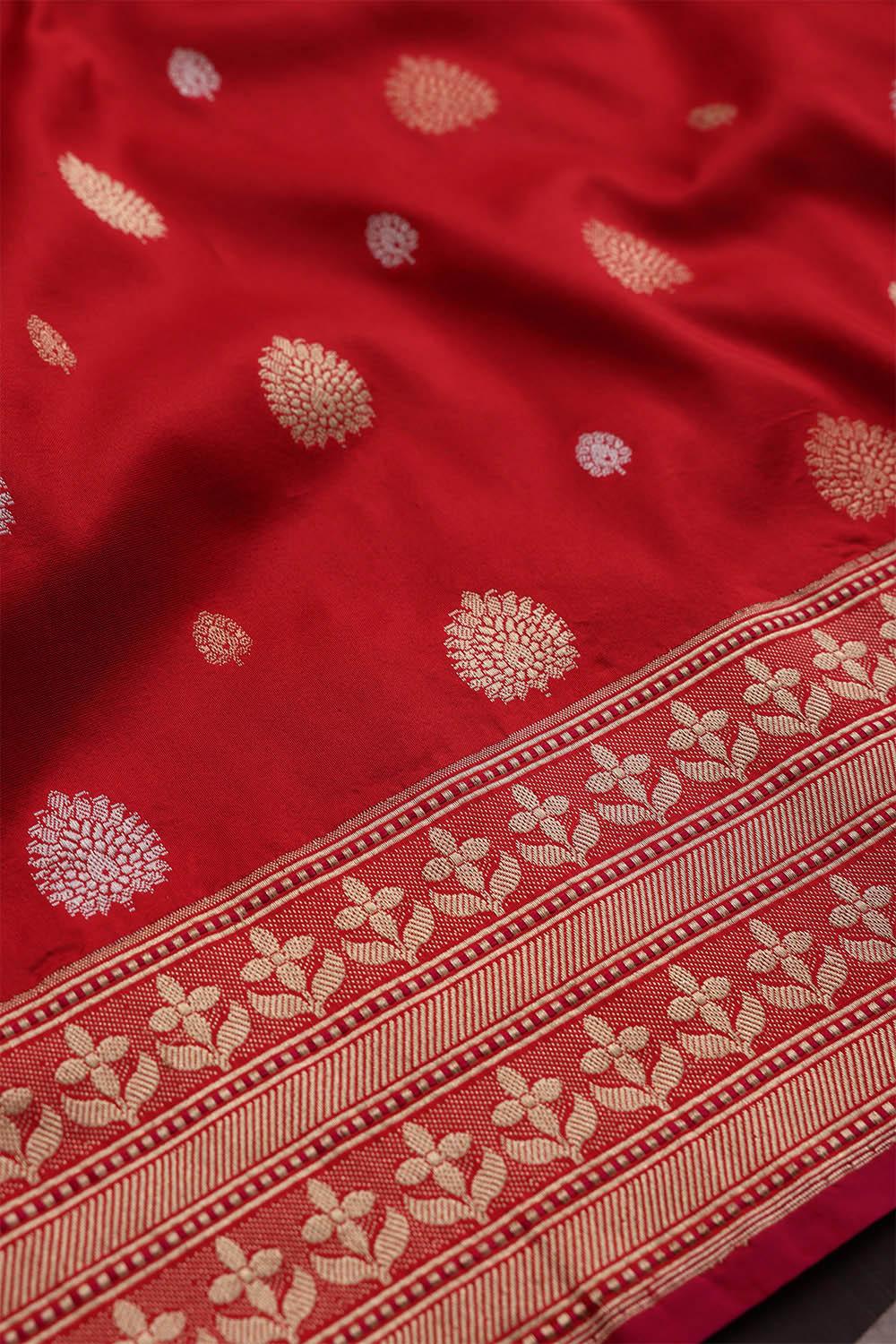 Red Banaras Silk Saree