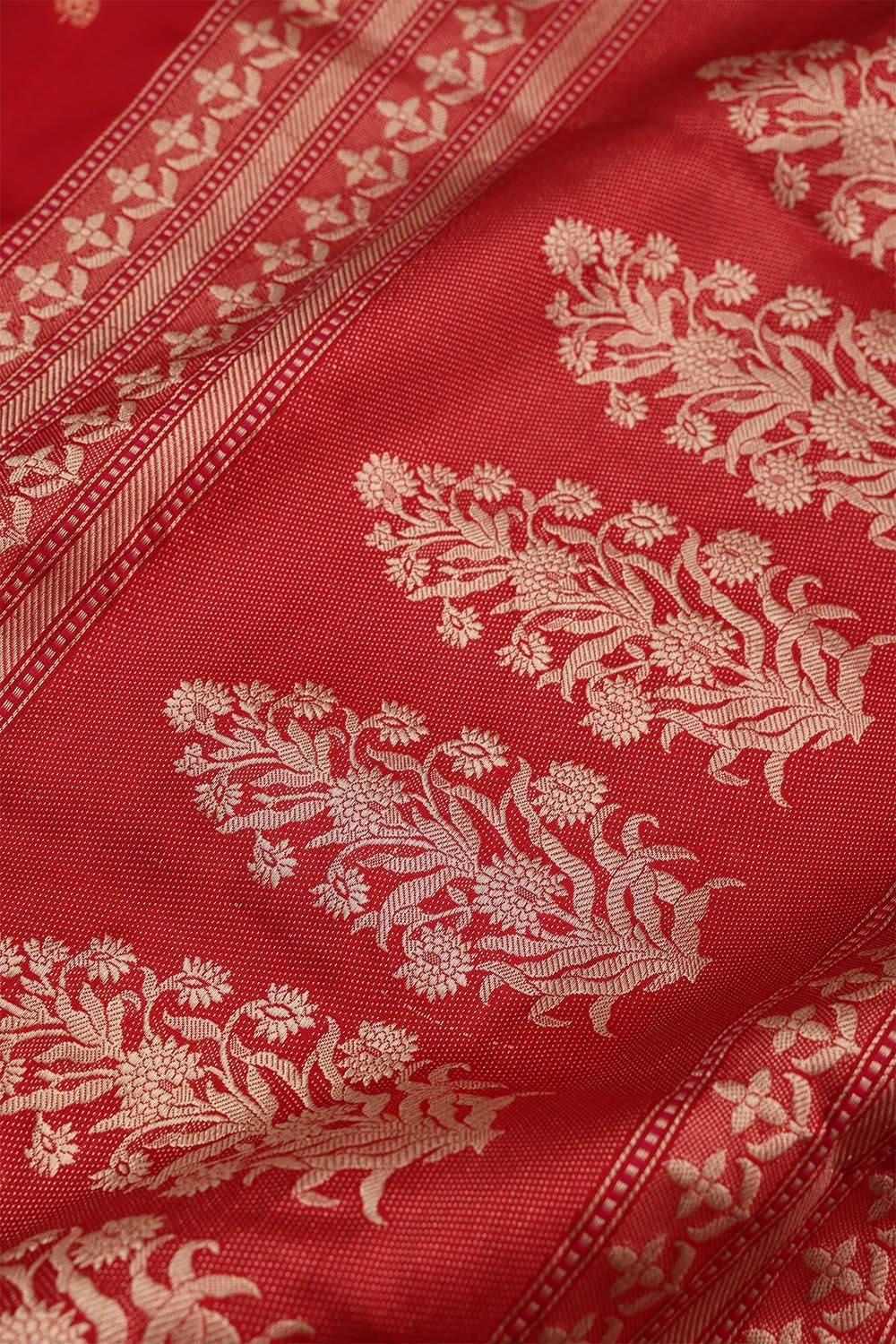 Red Banaras Silk Saree