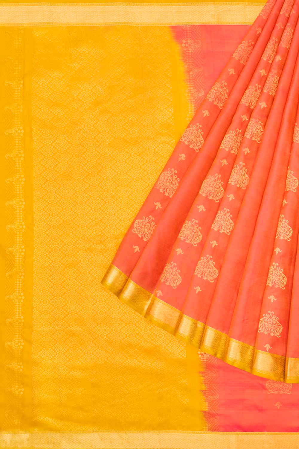 Pink Woven Kanjivaram Inspired Design Pure Silk Saree